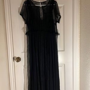 Torrid Mix Lace/Mesh Maxi